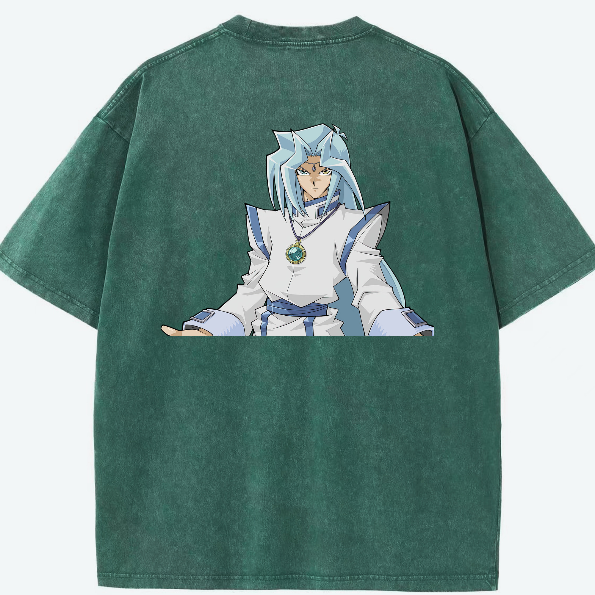 （画像用） 遊☆戯☆王 Yu-Gi-Oh! 綿100% ヴィンテージ風 半袖Tシャツ（背面プリント）